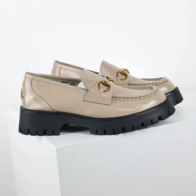 Unbranded Casual Shoes Chunky Platform Horsebit Loafers product detail image 12