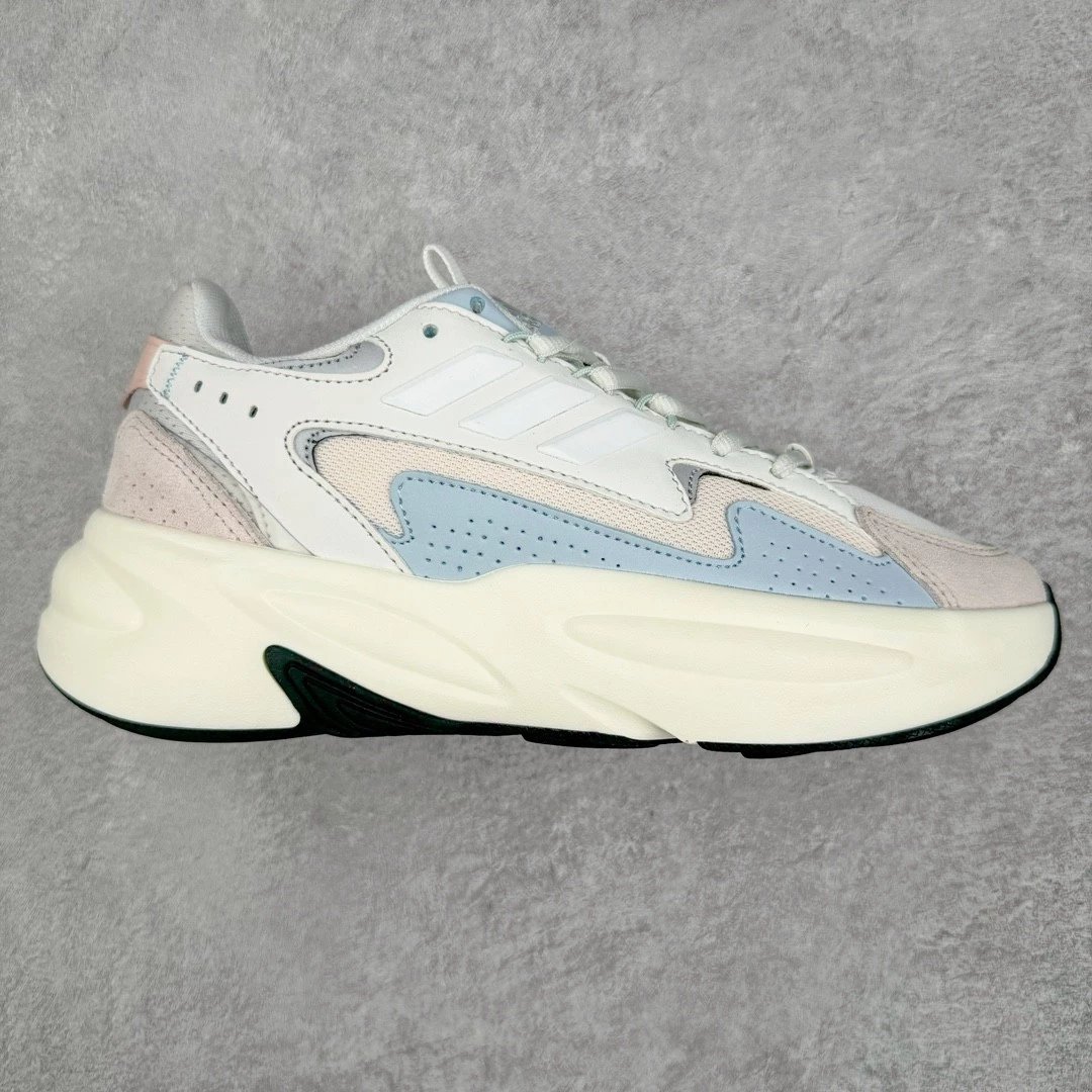 Adidas Sneakers Ozelle low-top chunky sole — Beige and blue