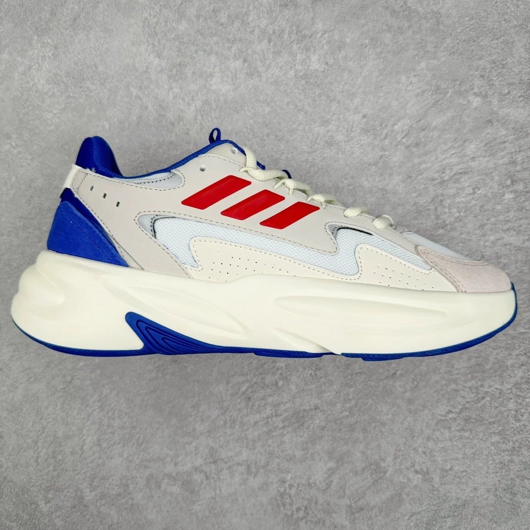 Adidas Sneakers Ozelle low-top chunky sole — Rice red and blue