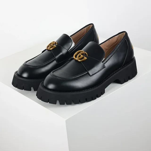 Unbranded Casual Shoes Chunky Platform Horsebit Loafers product detail image 29