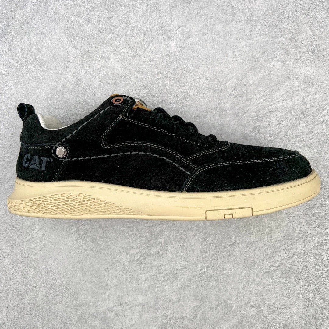 CAT Boots Lace-Up Work — Low-top black