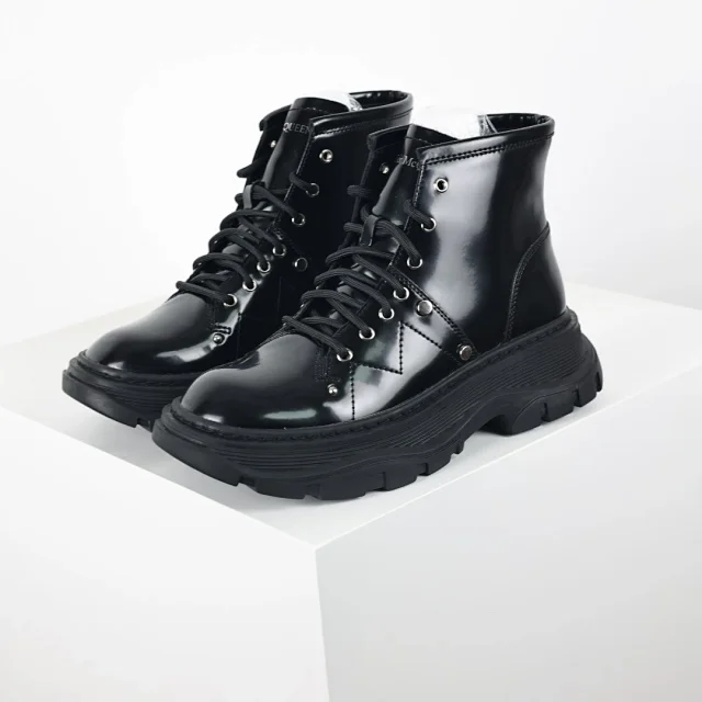 Unbranded Boots Lace-Up Ankle with Lug Sole product detail image 11