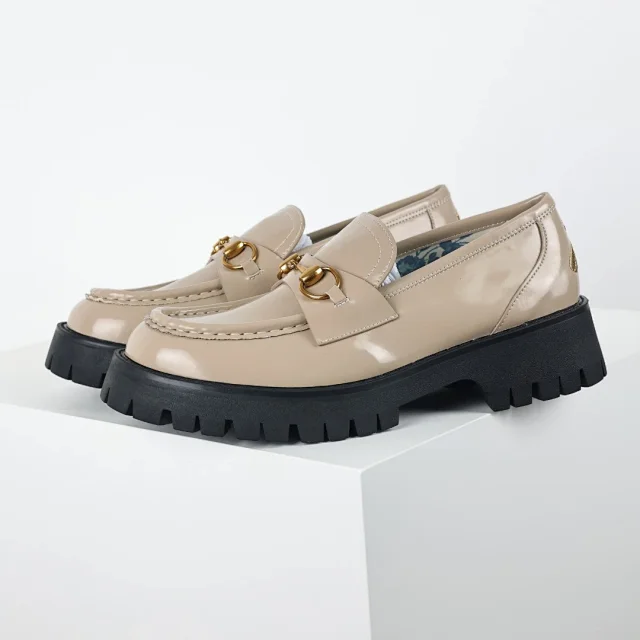 Unbranded Casual Shoes Chunky Platform Horsebit Loafers product detail image 10