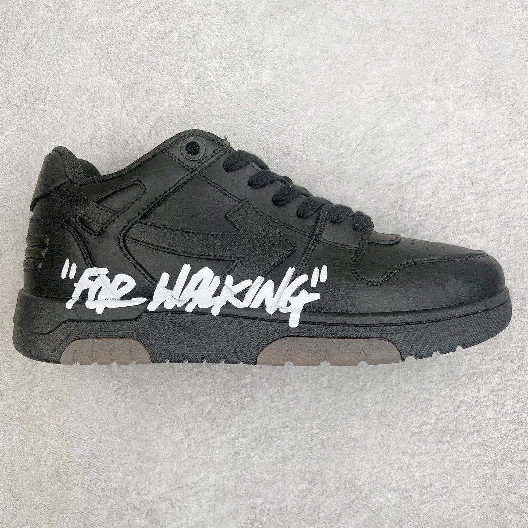 Off-White Out Of Office For Walking Sneaker Black White
