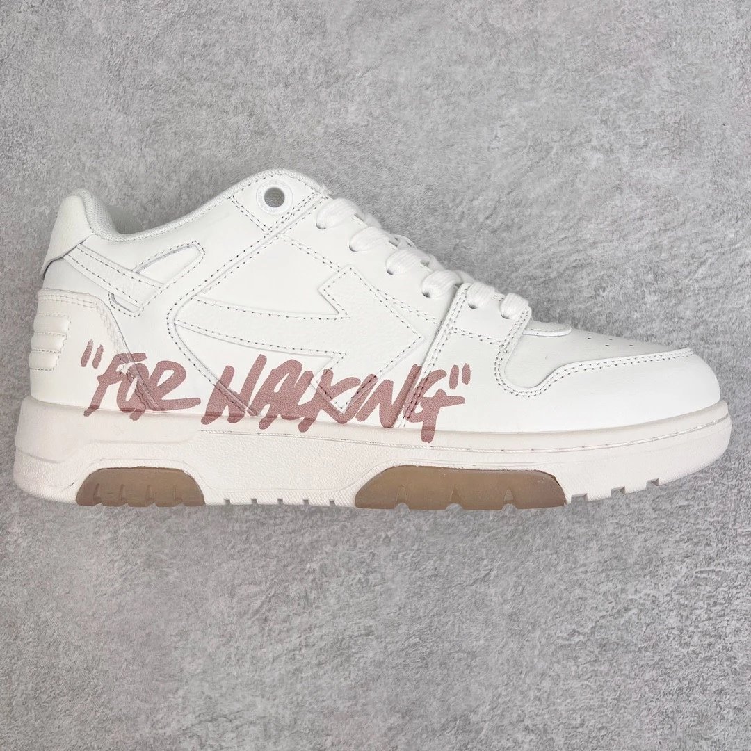 Off-White Out Of Office For Walking Sneaker White Pink