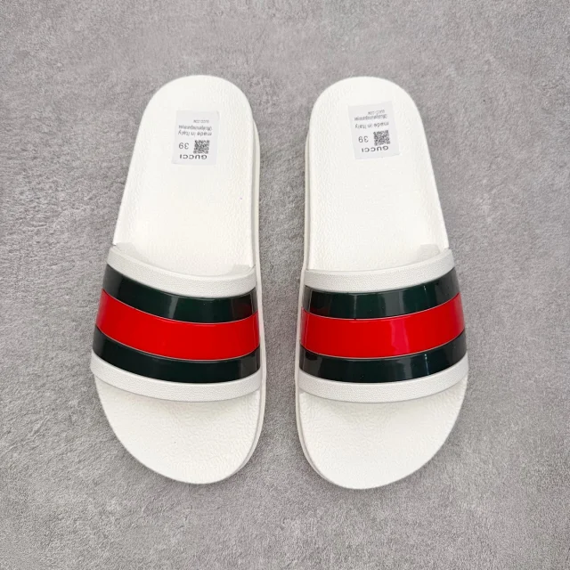 Gucci Slippers Logo-Pattern Lug-Sole Slide product detail image 20
