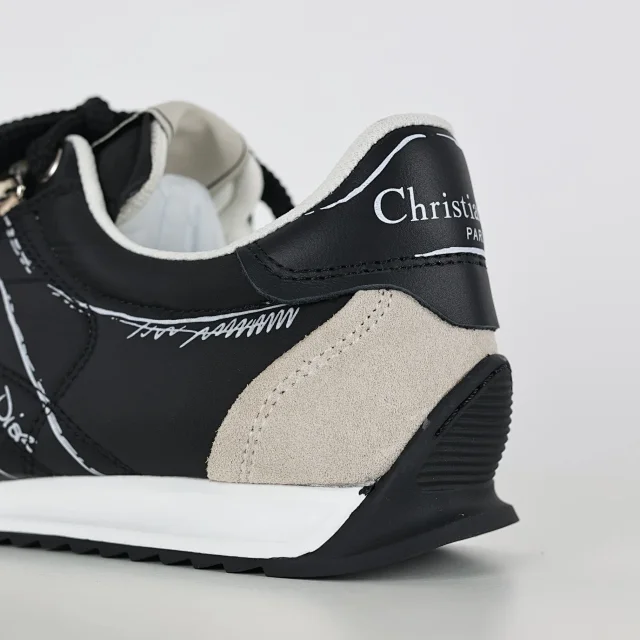 Dior Sneakers D-Sketch low-top lace-up with sketch-print panels product detail image 22