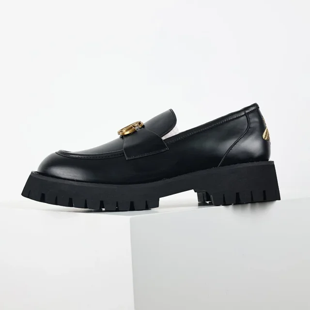 Unbranded Casual Shoes Chunky Platform Horsebit Loafers product detail image 36