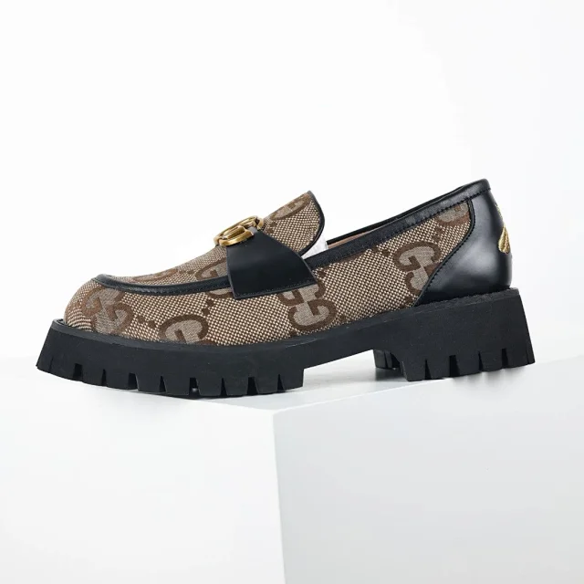 Unbranded Casual Shoes Chunky Platform Horsebit Loafers product detail image 9