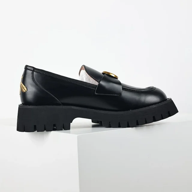 Unbranded Casual Shoes Chunky Platform Horsebit Loafers product detail image 34