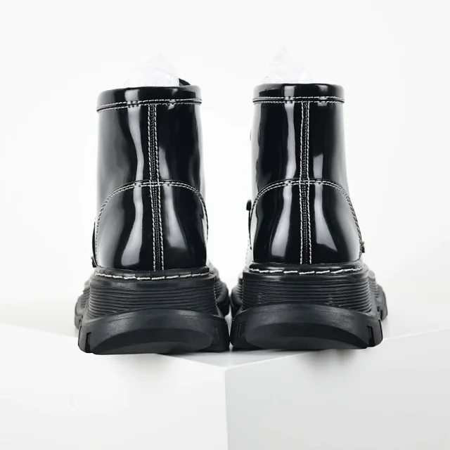 Unbranded Boots Lace-Up Ankle with Lug Sole product detail image 8