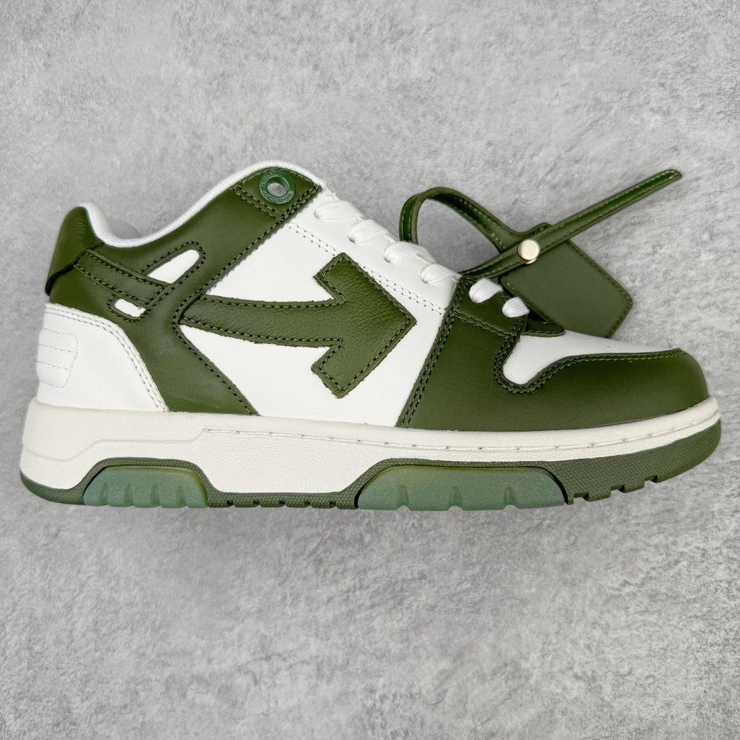 Off-White Out Of Office Sneaker White Dark Olive