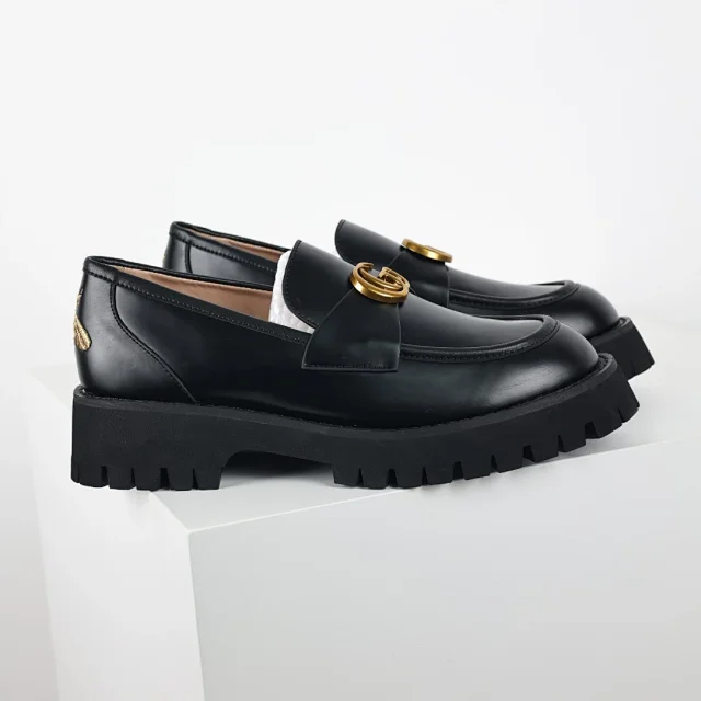 Unbranded Casual Shoes Chunky Platform Horsebit Loafers product detail image 30