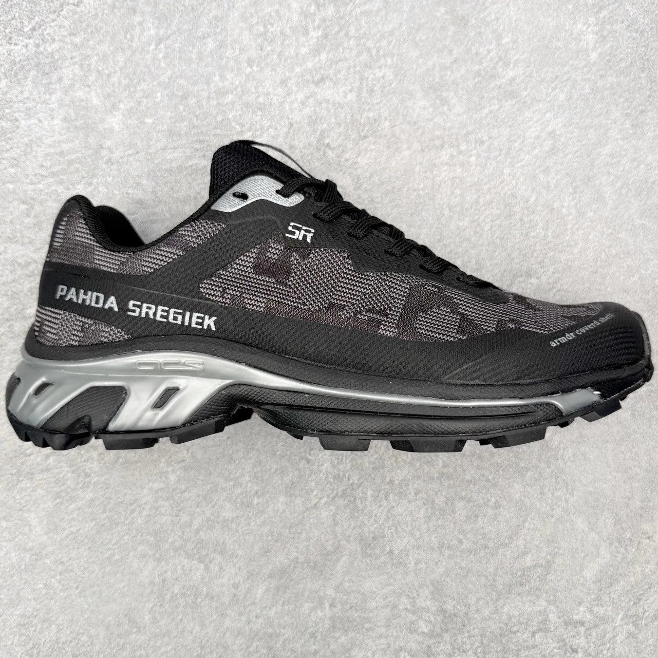 Sregiek Sneakers Low-Top Trail — Black silver