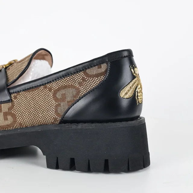 Unbranded Casual Shoes Chunky Platform Horsebit Loafers product detail image 4