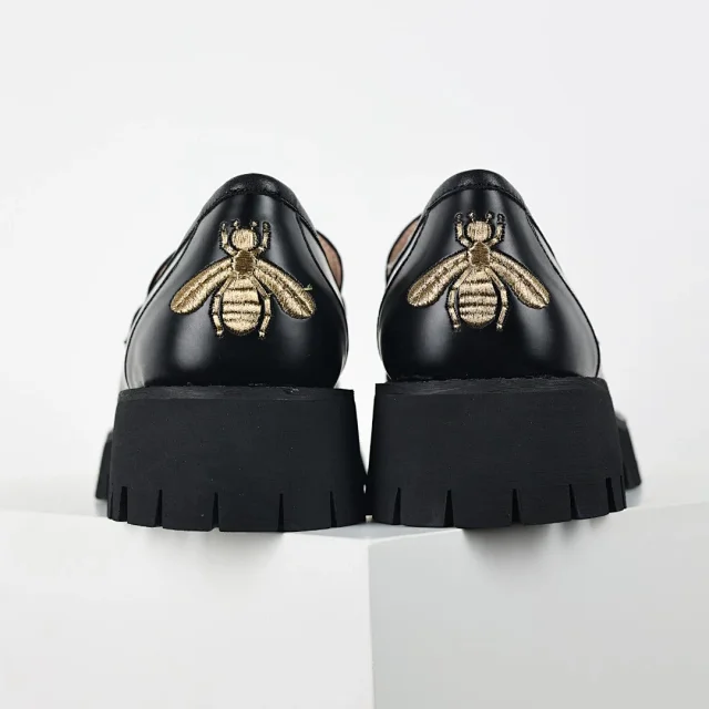 Unbranded Casual Shoes Chunky Platform Horsebit Loafers product detail image 35