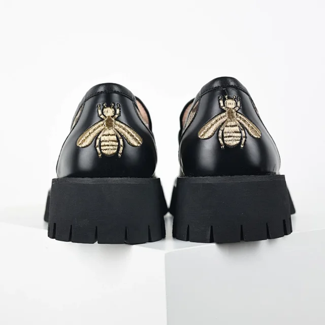 Unbranded Casual Shoes Chunky Platform Horsebit Loafers product detail image 8