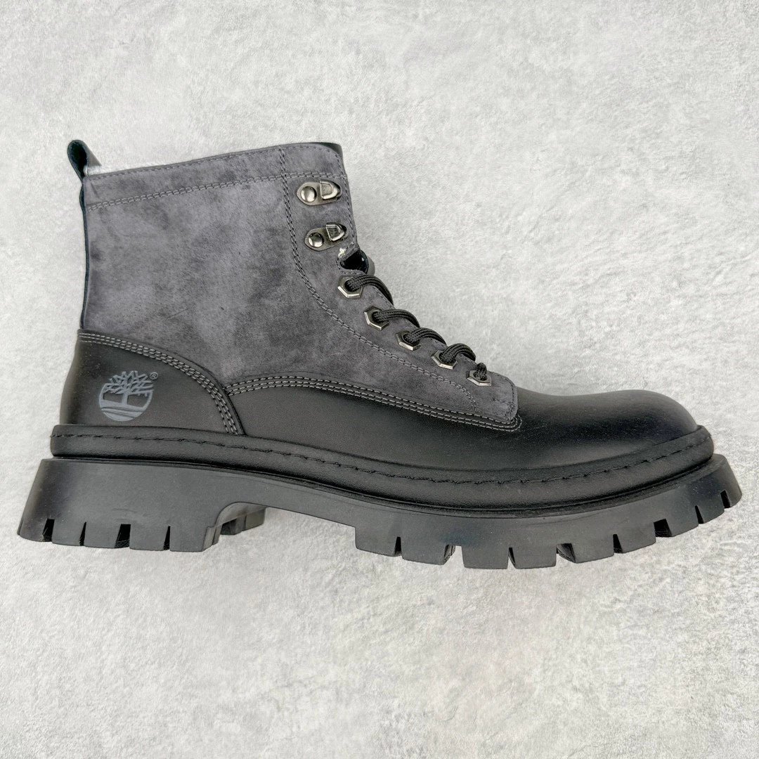 CAT Boots Lace-Up Work — gray black suede