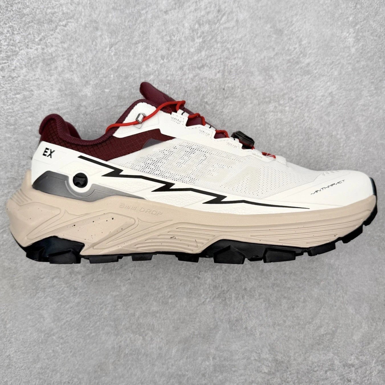 Kailas Sneakers FUGA EX 3 Trail Running Shoes — White and red