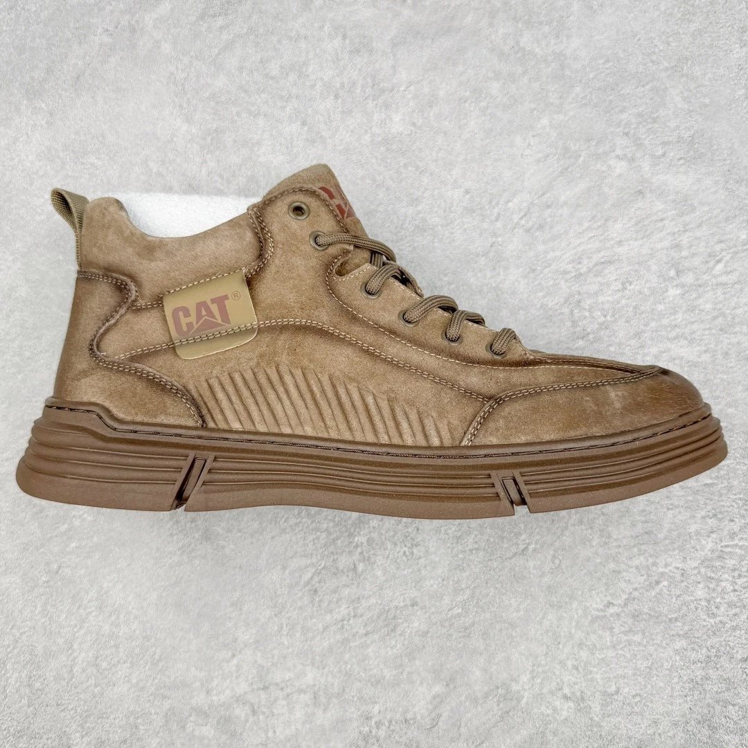 CAT Boots Lace-Up Work — Coffee gray
