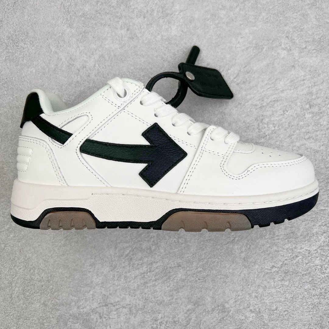 Off-White Out Of Office Sneaker White Navy Dark Green
