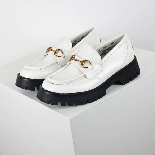Unbranded Casual Shoes Chunky Platform Horsebit Loafers product detail image 20