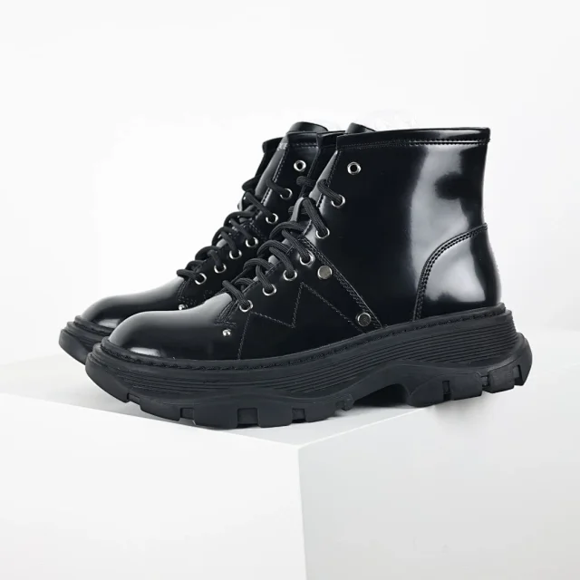 Unbranded Boots Lace-Up Ankle with Lug Sole product detail image 10