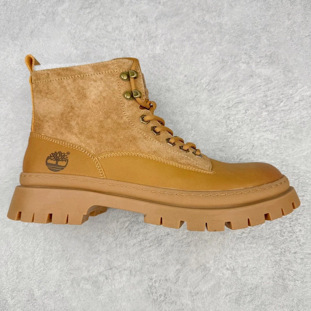 CAT Boots Lace-Up Work — Khaki suede