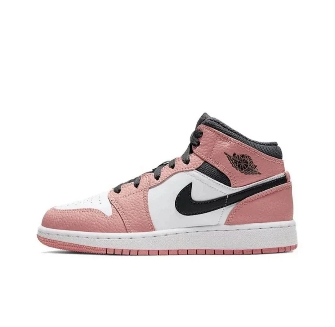 Nike Sneakers Air Jordan 1 Mid — GS Cherry blossom pink