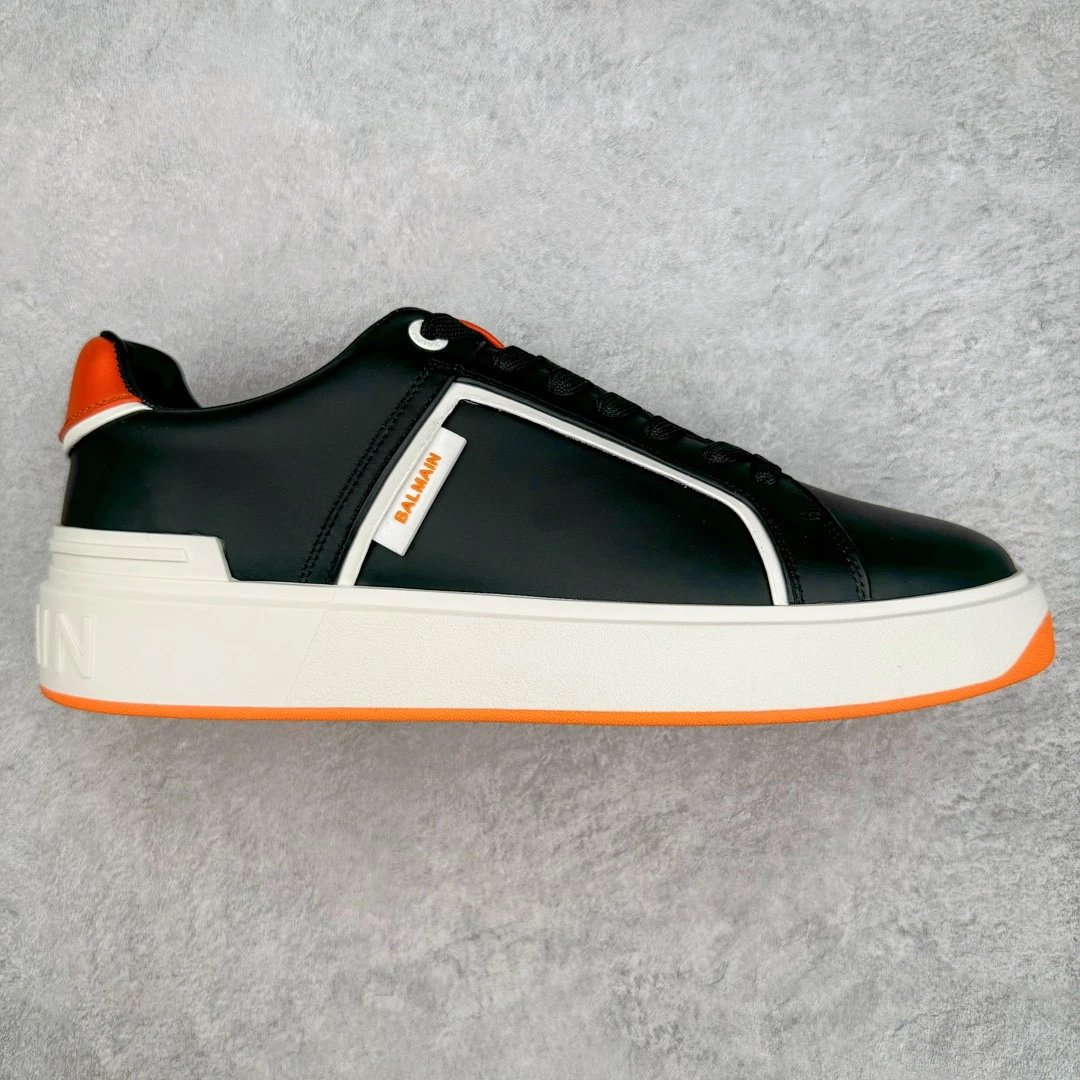 Balmain Sneakers B-Court — Black orange