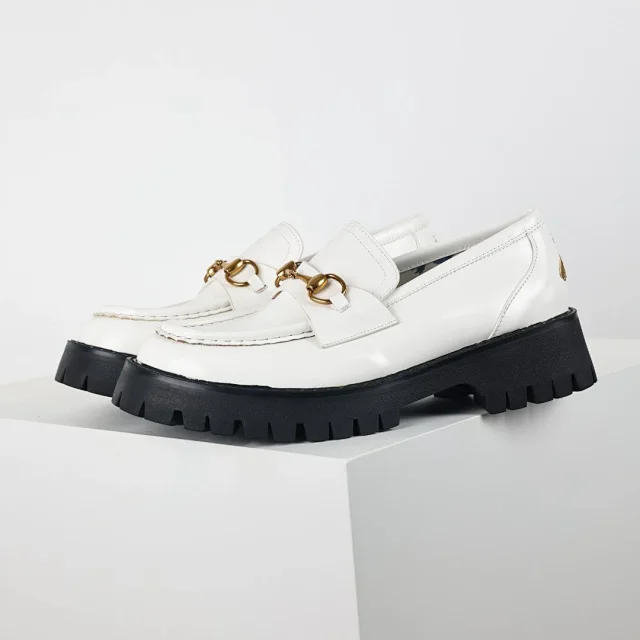 Unbranded Casual Shoes Chunky Platform Horsebit Loafers product detail image 19