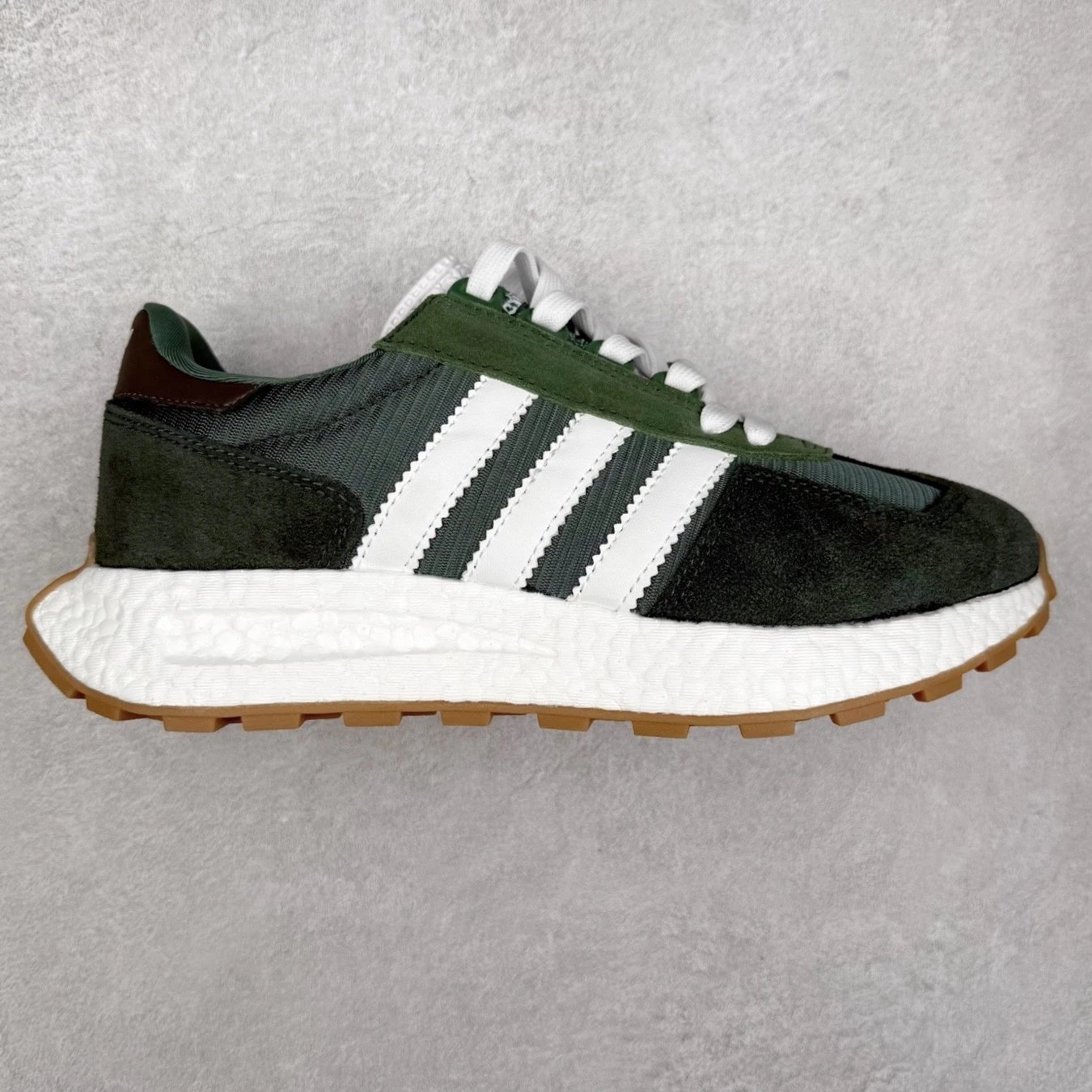 Adidas Sneakers Retropy E5 — Dark green and white