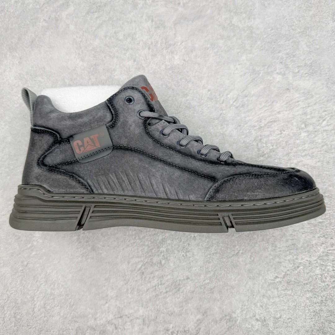 CAT Boots Lace-Up Work — Pure gray