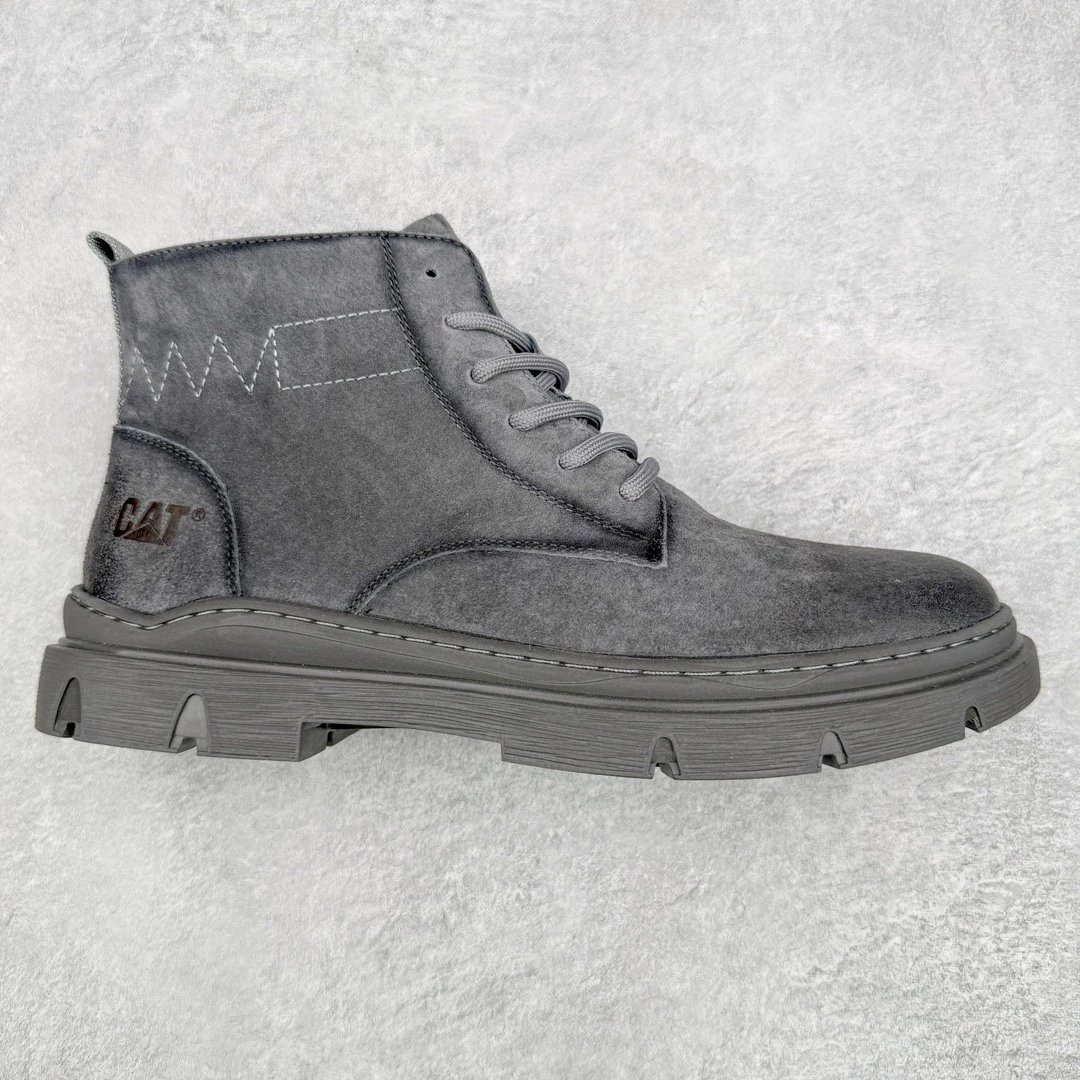 CAT Boots Lace-Up Work — Pure gray