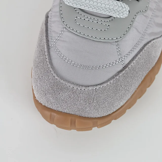 Miu Sneakers Nylon and suede lug-sole product detail image 41