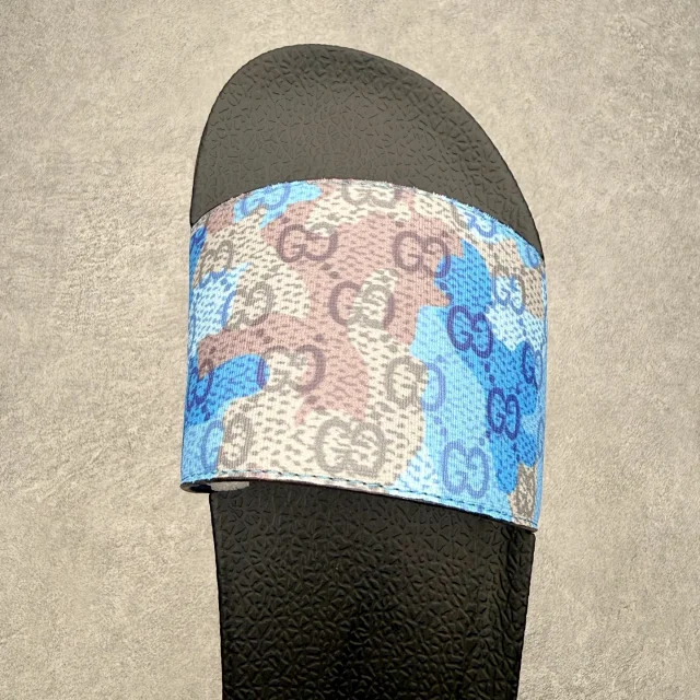 Gucci Slippers Logo-Pattern Lug-Sole Slide product detail image 58