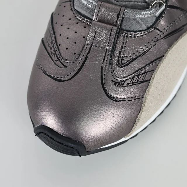Dior Sneakers D-Sketch low-top lace-up with sketch-print panels product detail image 5