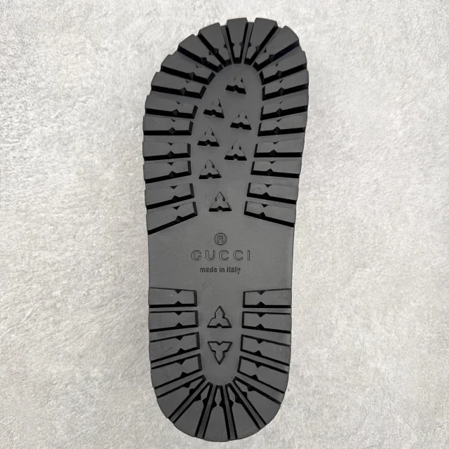Gucci Slippers Logo-Pattern Lug-Sole Slide product detail image 18