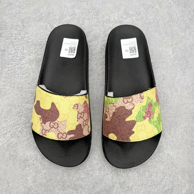 Gucci Slippers Logo-Pattern Lug-Sole Slide product detail image 2