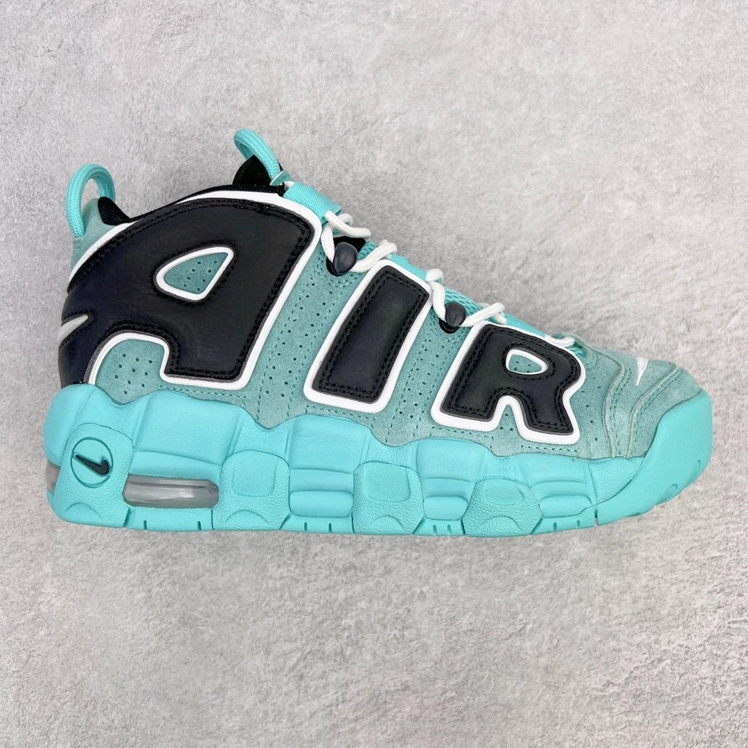 Nike Sneakers Air More Uptempo — Green and black