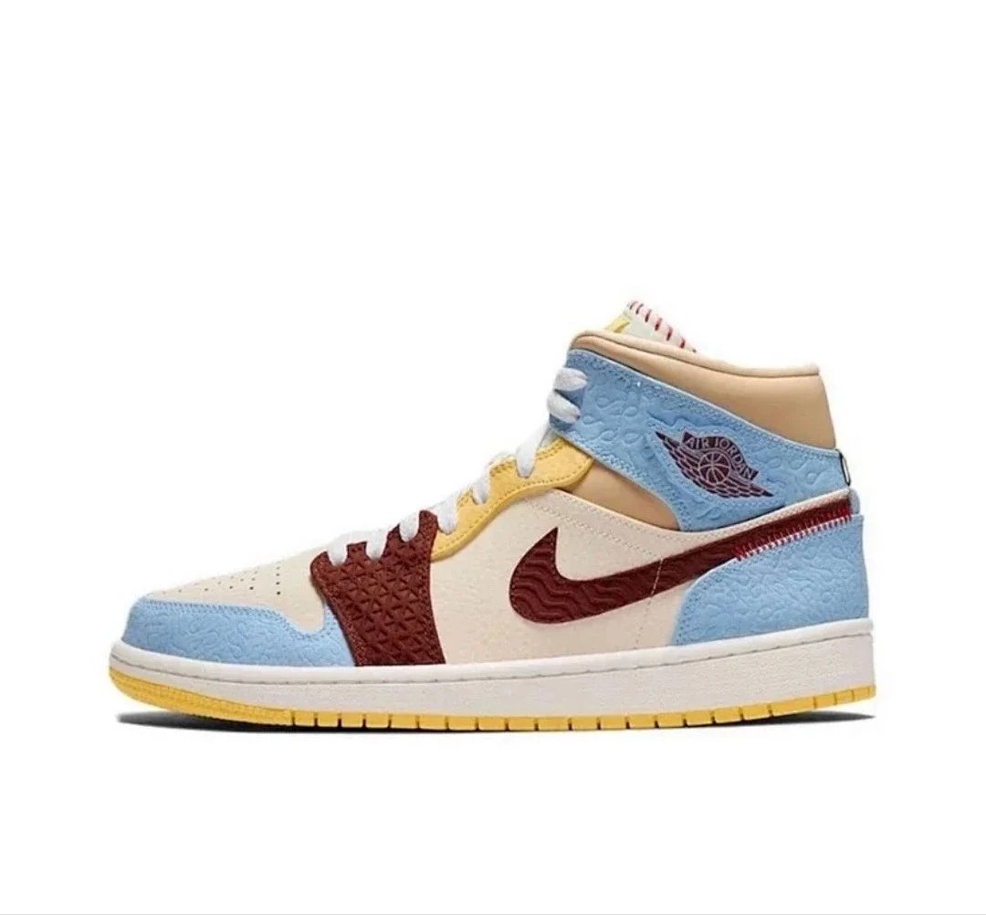 Nike Sneakers Air Jordan 1 Mid — African style