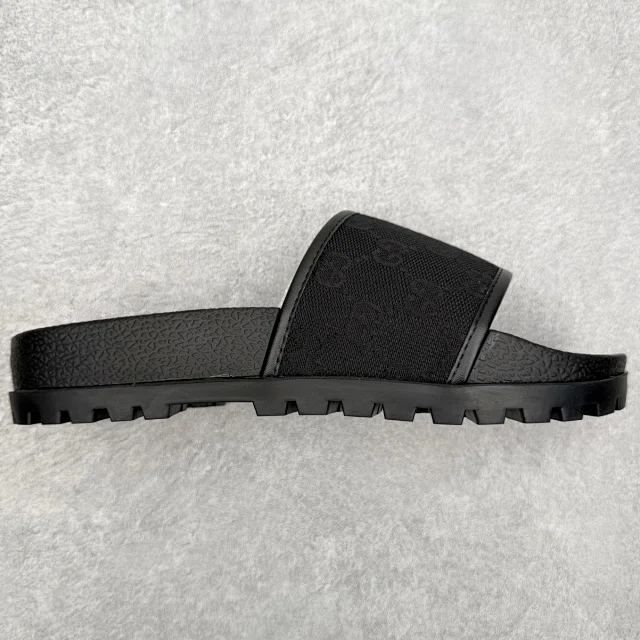 Gucci Slippers Logo-Pattern Lug-Sole Slide product detail image 10