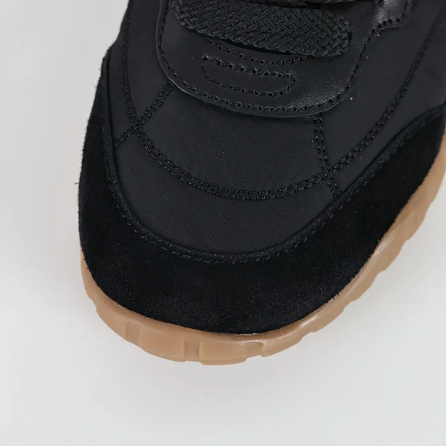 Miu Sneakers Nylon and suede lug-sole product detail image 23