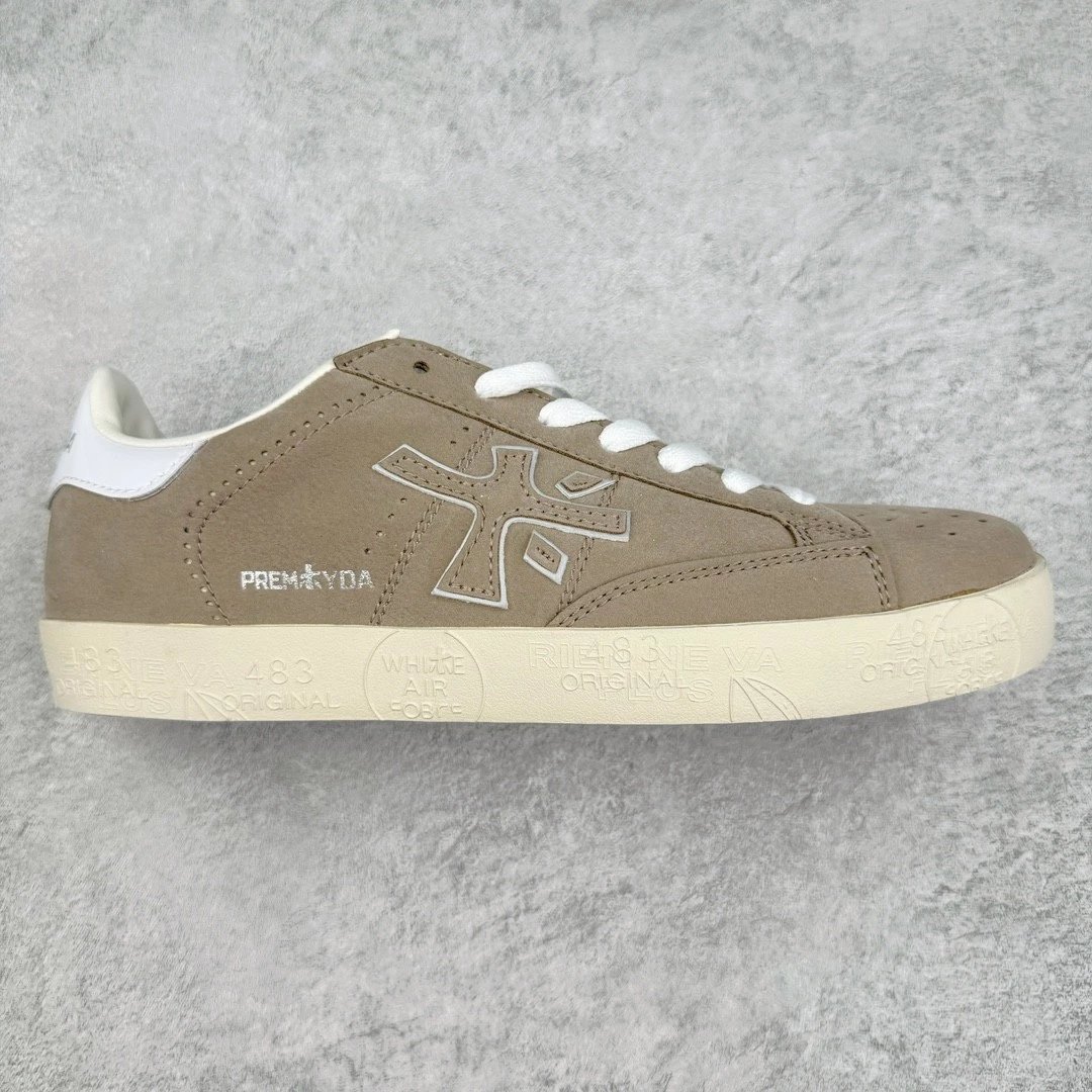 Premiata Sneakers Low-Top Lace-Up — gray