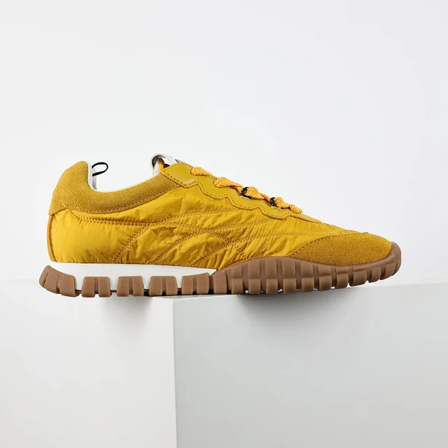 Miu Sneakers Nylon and suede lug-sole product detail image 16