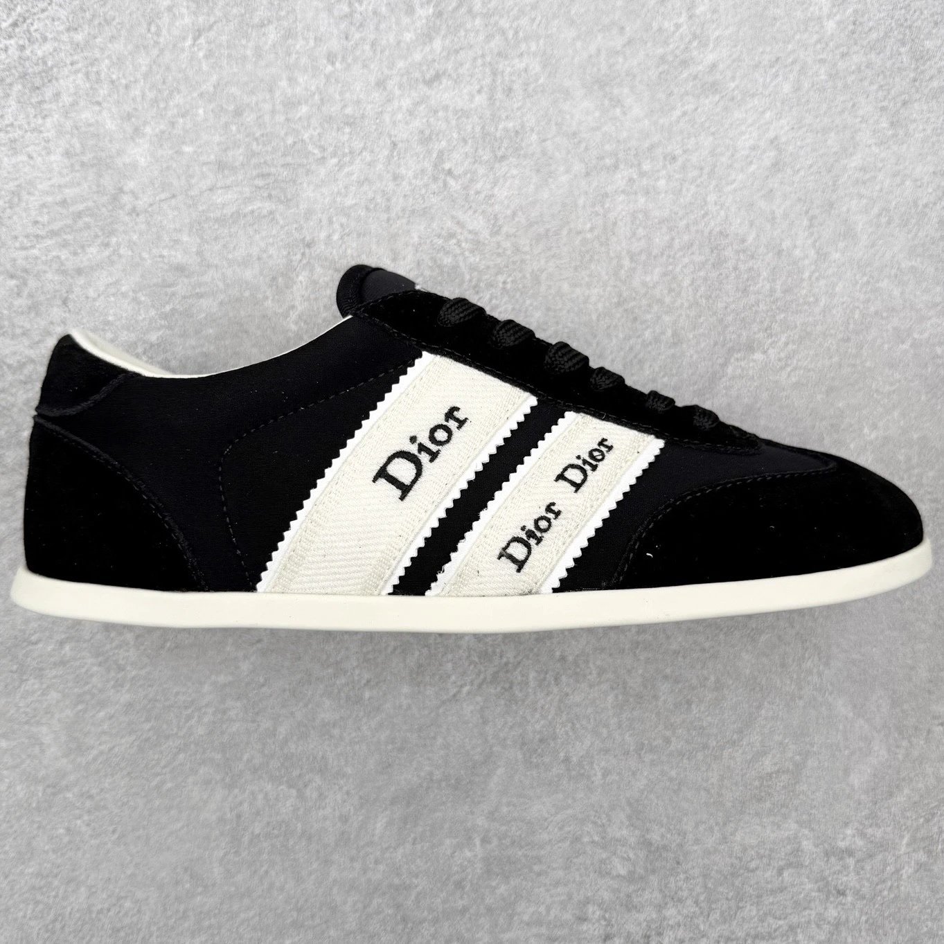 Dior Sneakers Degas Ribbon — Black and white