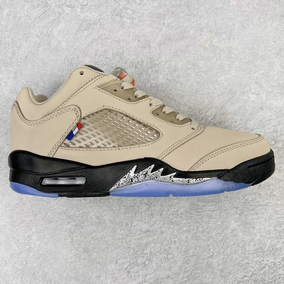 Unbranded Sneakers AJ 5 Low — big paris gray blue