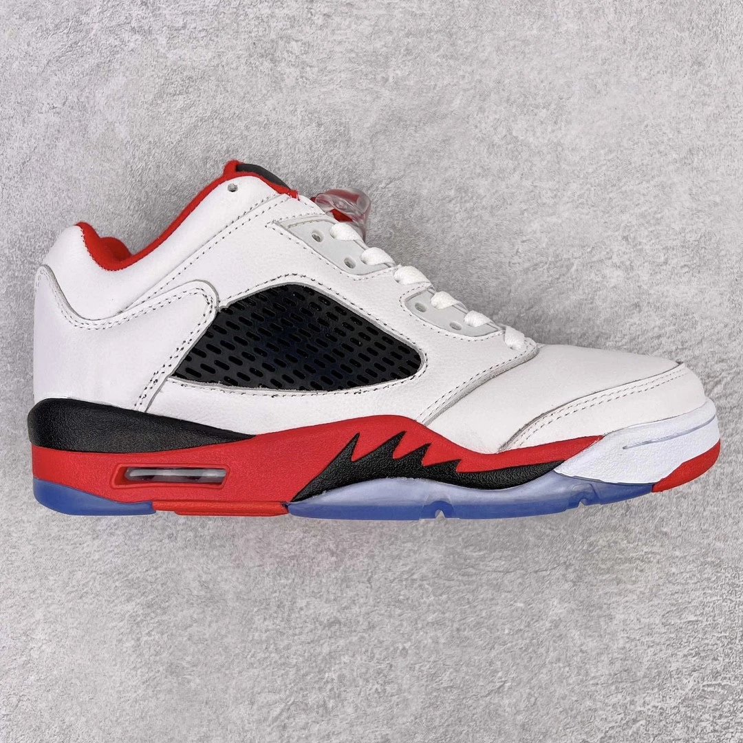 Unbranded Sneakers AJ 5 Low — Flame Red