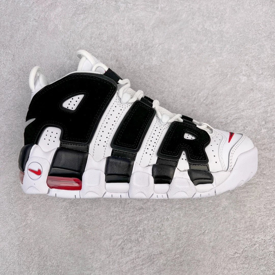 Nike Sneakers Air More Uptempo — White, black, and red