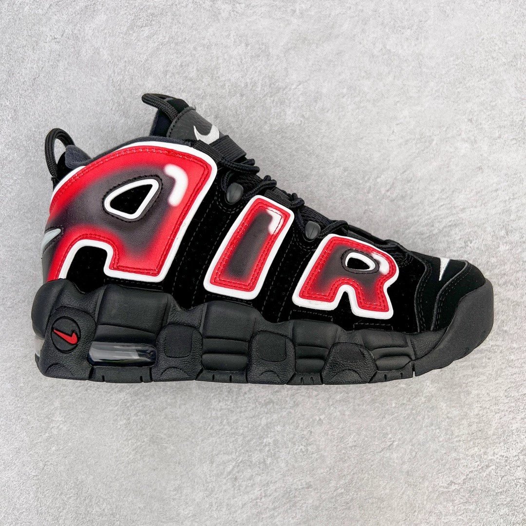Nike Sneakers Air More Uptempo — Black and red